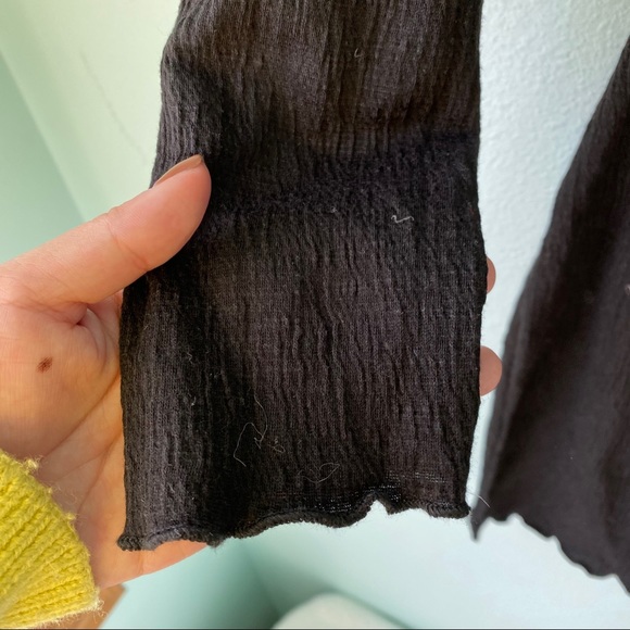 Princess Polly Black Off the Shoulder Dress - Picture 4 of 5